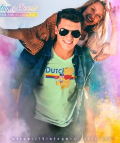 Dutch Bros Coffee Winnie The Pooh V Neck TShirt