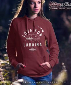 Dwayne Johnson Love For Lahaina Shirt Maui Powerhouse Gym Hoodie