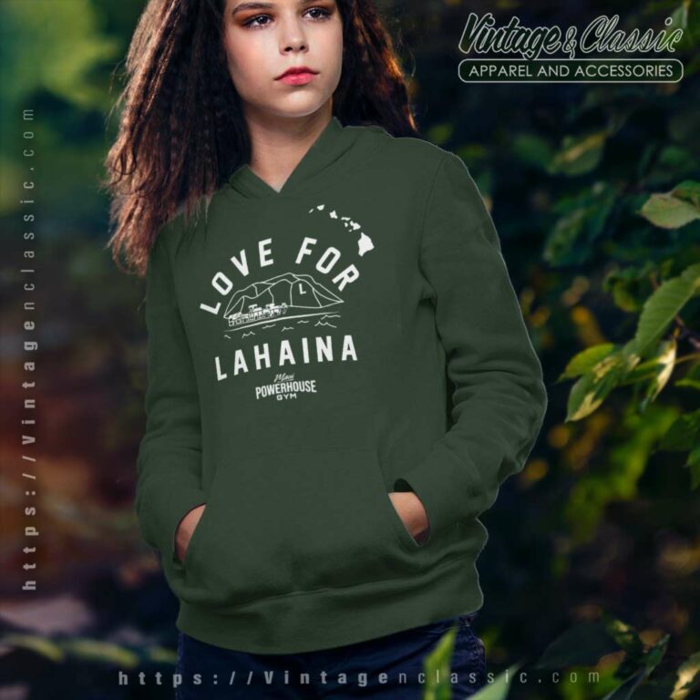 Dwayne Johnson Maui Powerhouse Gym Shirt Love For Lahaina Hoodie Dwayne Johnson Maui Powerhouse Gym Shirt Love For Lahaina Hoodie