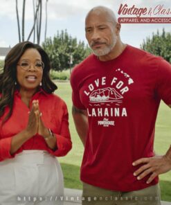 Dwayne Johnson Maui Powerhouse Gym Shirt Love For Lahaina Shirt