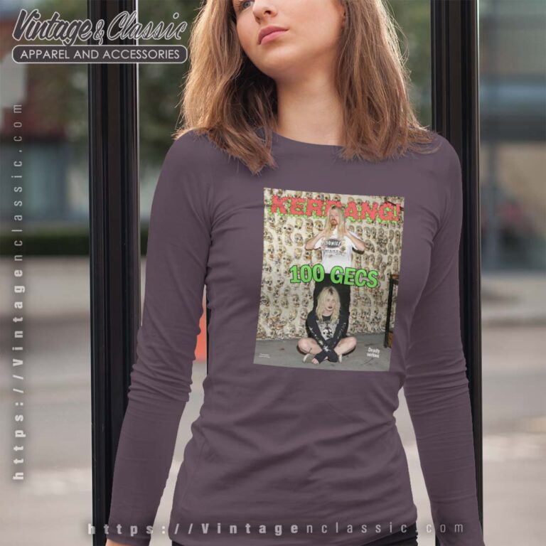 Dylan Brady And Laura Shirt 10 000 Gecs Tour 2 Longsleeves Dylan Brady And Laura Shirt 10 000 Gecs Tour 2 Longsleeves