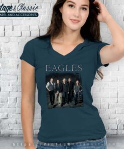 Eagles Band Gifts And Merchandise The Eagles Logo Vneck