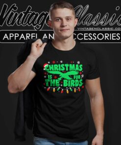 Eagles Christmas Is For The Birds Shirt Philadelphia Eagles Christmas Lights T Shirt