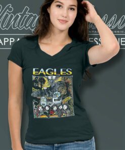 Eagles Funny V Neck TShirt