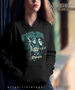 Eagles Halloween Horror Movie Football Hoodie