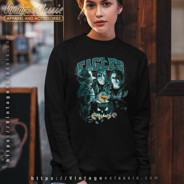 Eagles Halloween Horror Movie Football Sweatshirt Eagles Halloween Horror Movie Football Sweatshirt