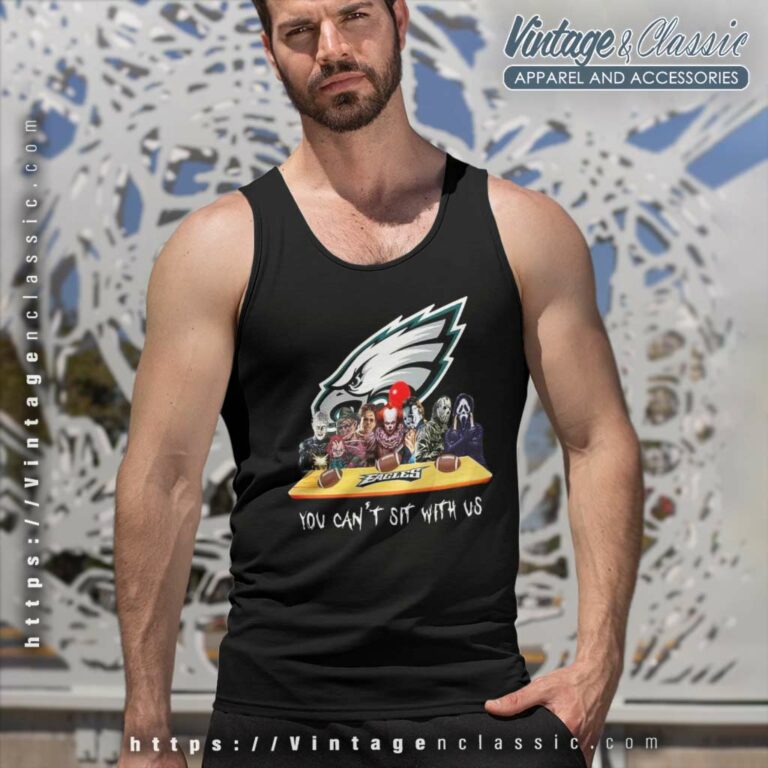 Eagles Halloween Horror Movies You Cant Sit With Us Tank Top Racerback Eagles Halloween Horror Movies You Cant Sit With Us Tank Top Racerback