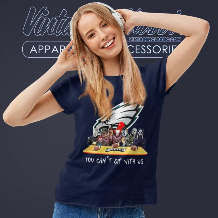 Eagles Halloween Horror Movies You Cant Sit With Us Women TShirt Eagles Halloween Horror Movies You Cant Sit With Us Women TShirt