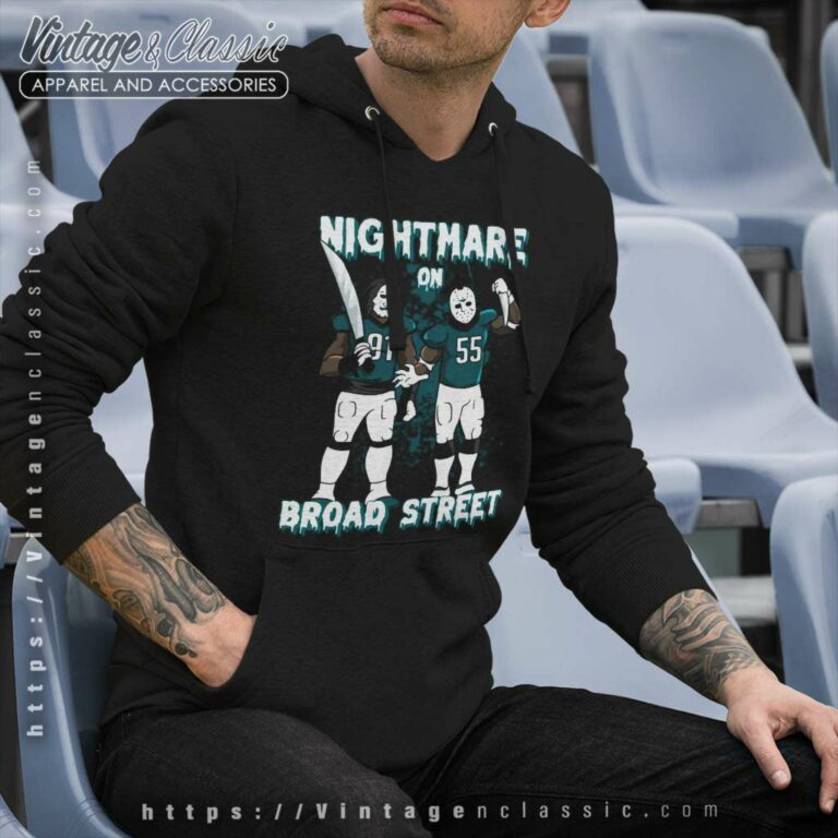 Eagles Halloween Nightmare On Broad Street Hoodie Eagles Halloween Nightmare On Broad Street Hoodie