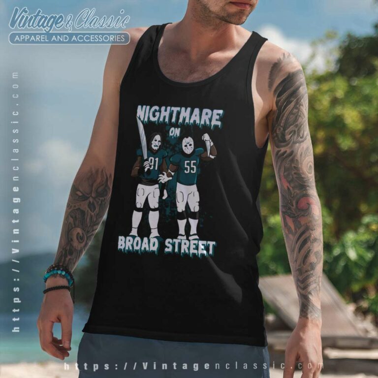 Eagles Halloween Nightmare On Broad Street Tank Top Racerback Eagles Halloween Nightmare On Broad Street Tank Top Racerback