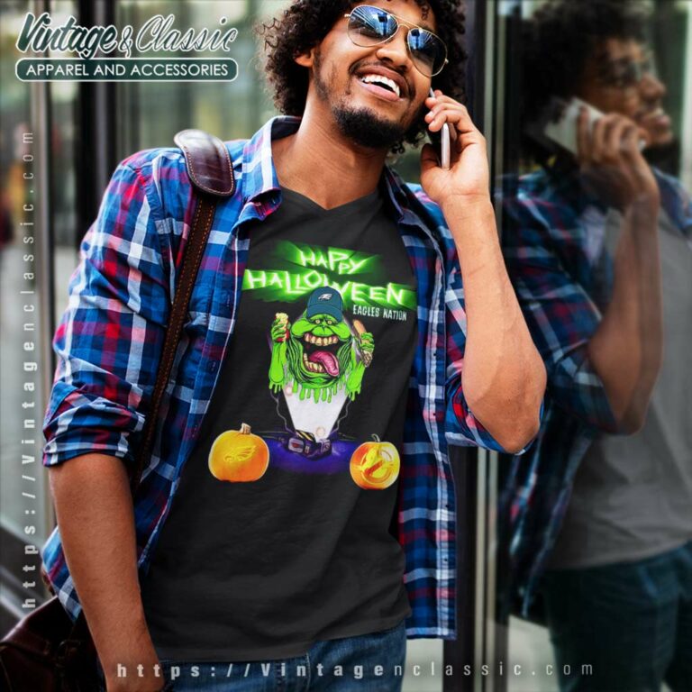 Eagles Halloween Shirt Gift For Eagles Fans V Neck TShirt Eagles Halloween Shirt Gift For Eagles Fans V Neck TShirt