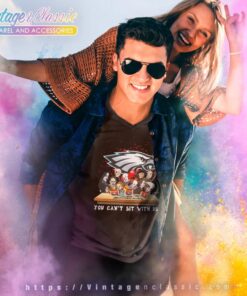 Eagles Halloween Shirt Horror You Cant Sit With Us Eagles V Neck TShirt