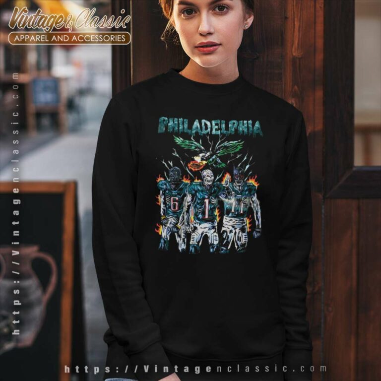 Eagles Halloween Spooky Sweatshirt Eagles Halloween Spooky Sweatshirt