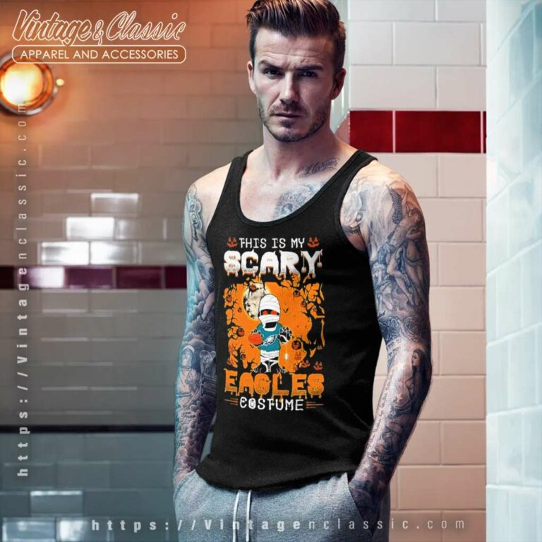 Eagles Halloween This Is My Scary Costume Tank Top Racerback Eagles Halloween This Is My Scary Costume Tank Top Racerback