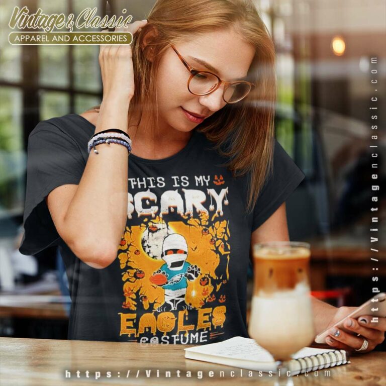 Eagles Halloween This Is My Scary Costume Women TShirt Eagles Halloween This Is My Scary Costume Women TShirt