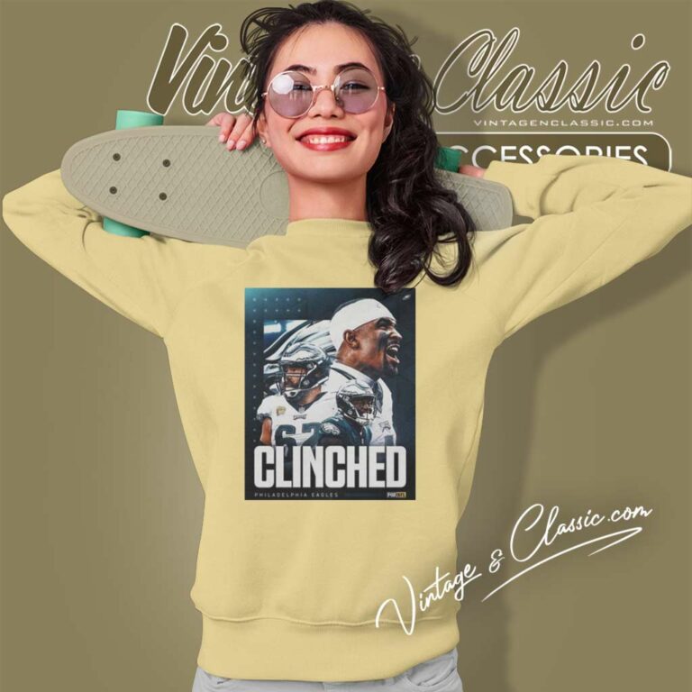 Eagles Have Clinched A Spot In The Playoffs 2023 Sweatshirt Eagles Have Clinched A Spot In The Playoffs 2023 Sweatshirt