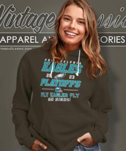 Eagles Playoff Fly Eagles Fly Go Birds 2023 Hoodie
