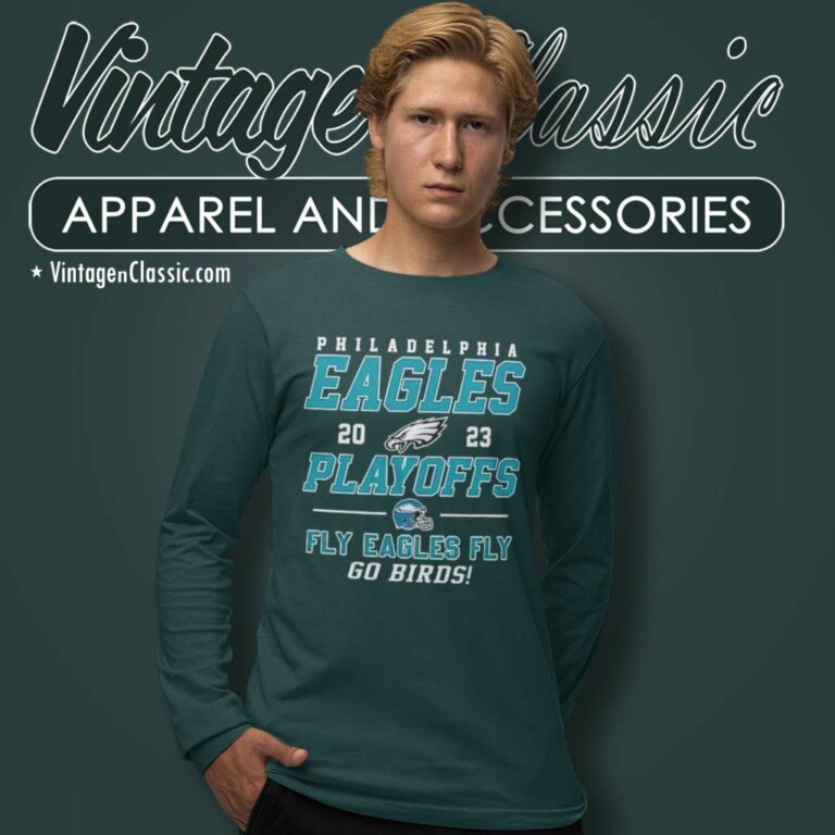 Eagles Playoff Fly Eagles Fly Go Birds 2023 Long Sleeve Tee Eagles Playoff Fly Eagles Fly Go Birds 2023 Long Sleeve Tee