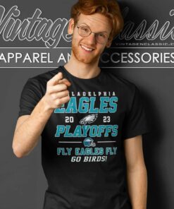 Eagles Playoff Fly Eagles Fly Go Birds 2023 T Shirt
