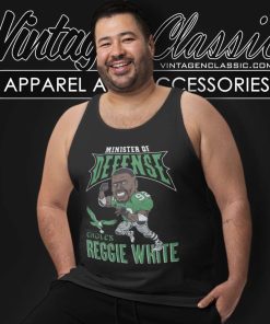 Eagles Reggie White Minister Of Defense Tank Top Racerback