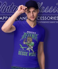 Eagles Reggie White Minister Of Defense V Neck TShirt