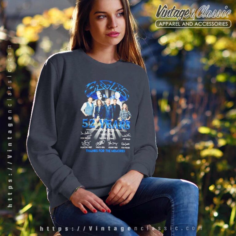 Eagles Shirt 52 Years 1971 2023 Thanks For The Memories Sweatshirt Eagles Shirt 52 Years 1971 2023 Thanks For The Memories Sweatshirt