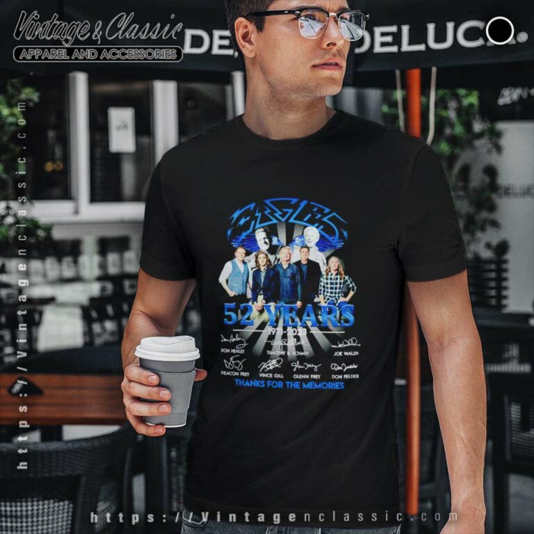 Eagles Shirt 52 Years 1971 2023 Thanks For The Memories T Shirt Eagles Shirt 52 Years 1971 2023 Thanks For The Memories T Shirt