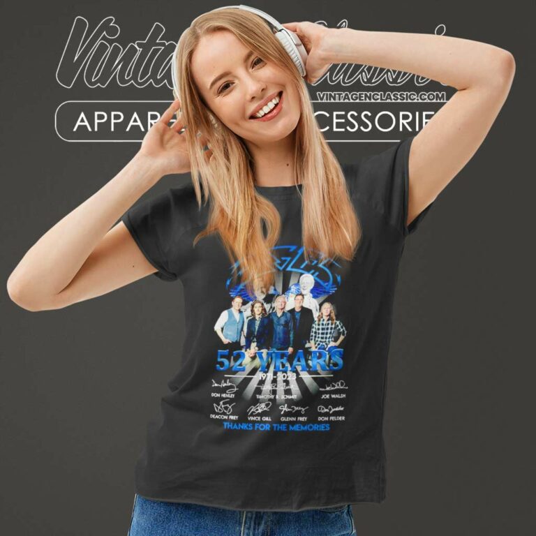 Eagles Shirt 52 Years 1971 2023 Thanks For The Memories Women TShirt Eagles Shirt 52 Years 1971 2023 Thanks For The Memories Women TShirt