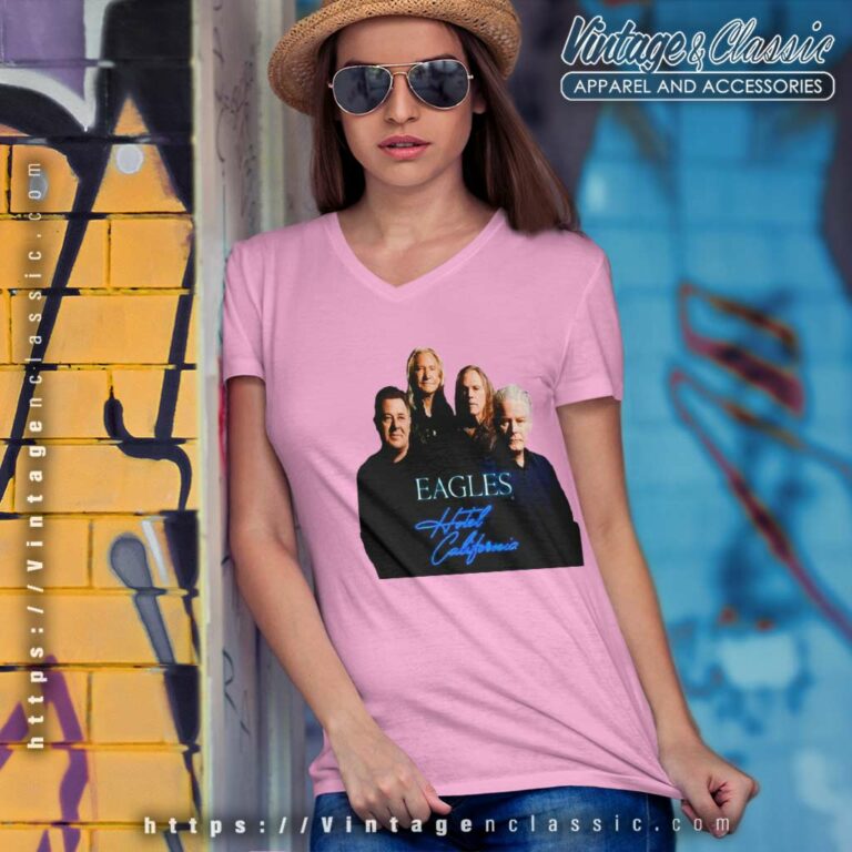 Eagles Shirt Eagles Hotel California 2023 Tour Concert V Neck TShirt Eagles Shirt Eagles Hotel California 2023 Tour Concert V Neck TShirt