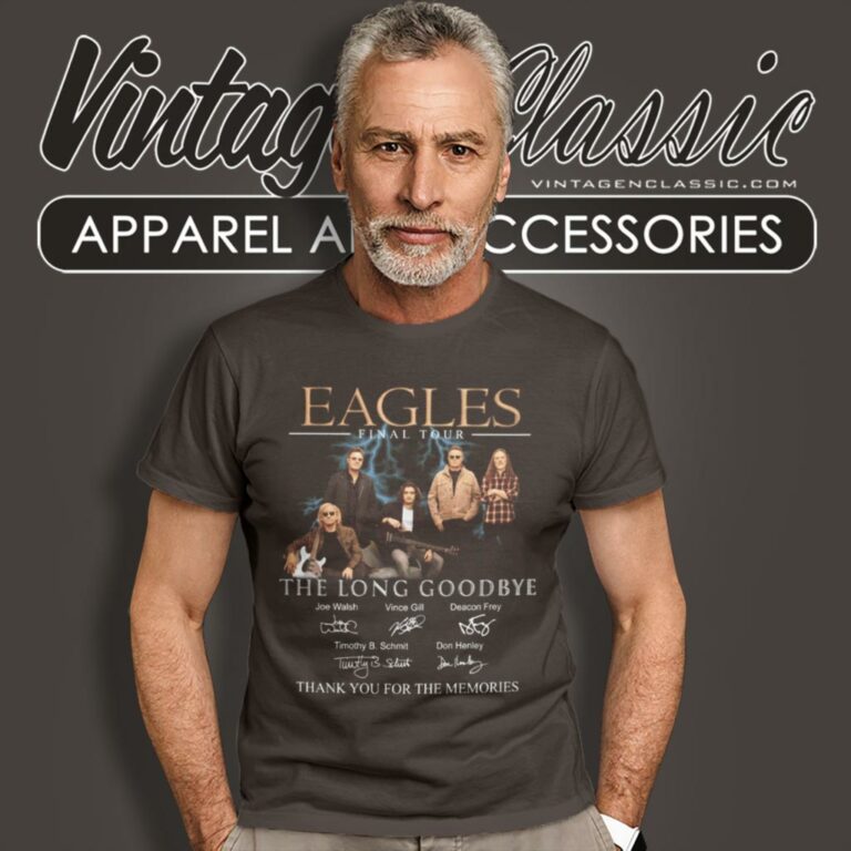 Eagles Shirt Final Tour The Long Goodbye Thank You For The Memories T Shirt Eagles Shirt Final Tour The Long Goodbye Thank You For The Memories T Shirt