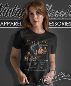 Eagles Shirt Final Tour The Long Goodbye Thank You For The Memories Women T Shirt