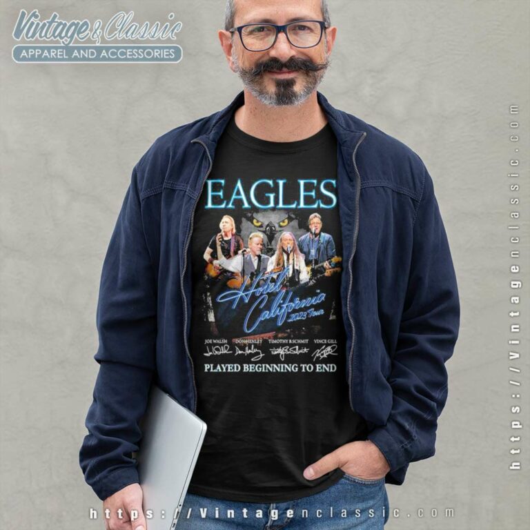 Eagles Shirt Hotel California 2023 Tour Long Sleeve Tee Eagles Shirt Hotel California 2023 Tour Long Sleeve Tee