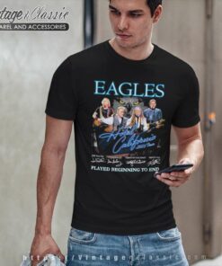 Eagles Shirt Hotel California 2023 Tour T Shirt