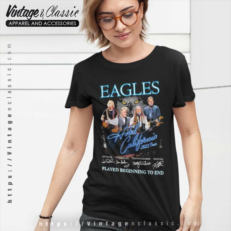 Eagles Shirt Hotel California 2023 Tour Women TShirt Eagles Shirt Hotel California 2023 Tour Women TShirt