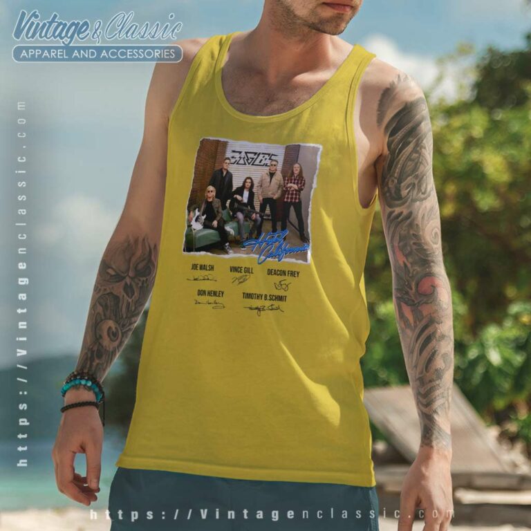 Eagles Shirt Hotel California Tour 2023 Tank Top Racerback Eagles Shirt Hotel California Tour 2023 Tank Top Racerback