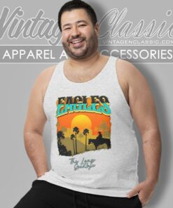 Eagles Shirt The Long Goodbye 2023 2024 Tour The California Concert Tank Top Racerback