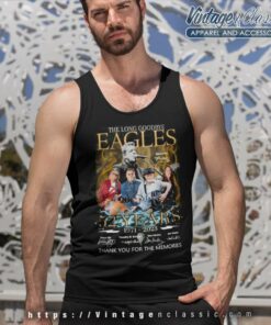 Eagles Shirt The Long Goodbye Eagles 52 Years 1971 2023 Memories Tank Top Racerback