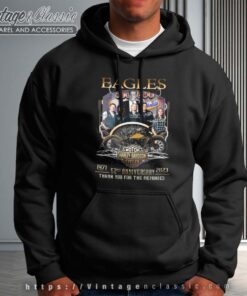 Eagles Signed 52nd Anniversary 1971 2023 Hoodie