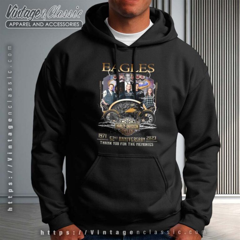 Eagles Signed 52nd Anniversary 1971 2023 Hoodie Eagles Signed 52nd Anniversary 1971 2023 Hoodie
