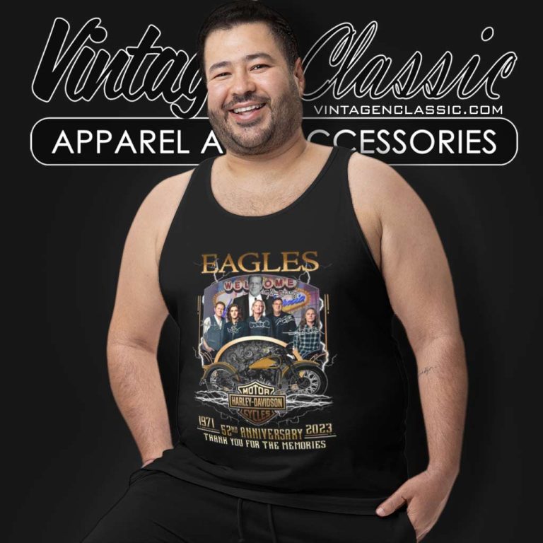 Eagles Signed 52nd Anniversary 1971 2023 Thank You Memories Tank Top Racerback Eagles Signed 52nd Anniversary 1971 2023 Thank You Memories Tank Top Racerback