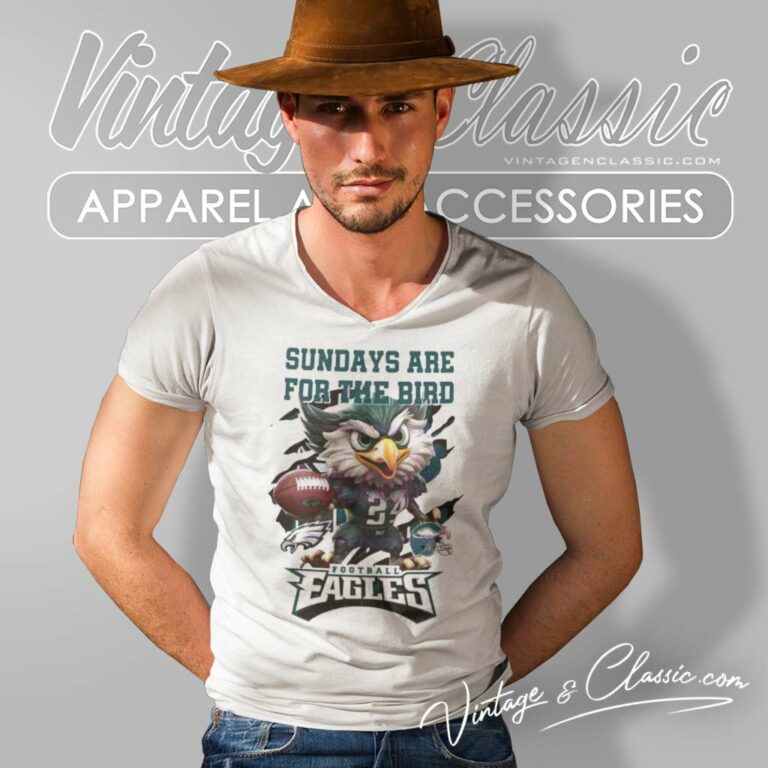 Eagles Sundays Are For The Bird Nfl Philadelphia Eagles V Neck TShirt Eagles Sundays Are For The Bird Nfl Philadelphia Eagles V Neck TShirt