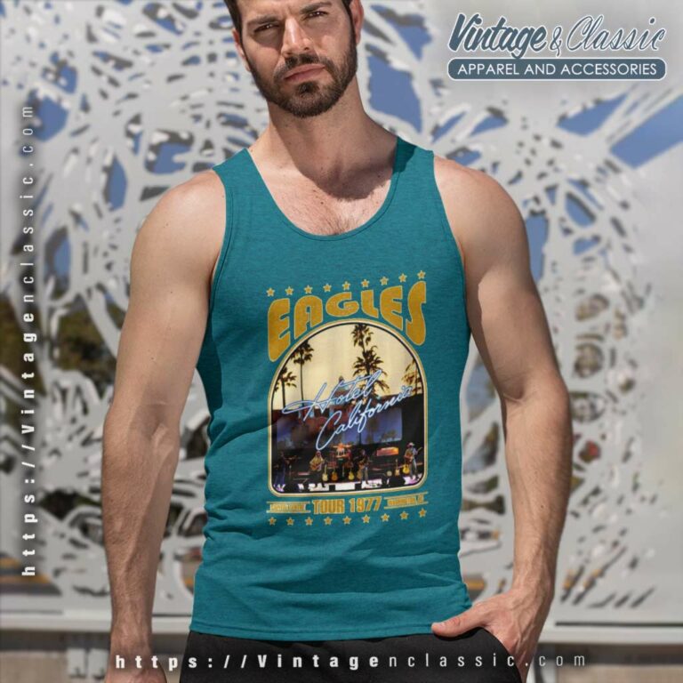Eagles Tour 1977 Tank Top Racerback Eagles Tour 1977 Tank Top Racerback