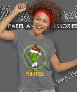East Carolina Pirates Ncaa Christmas Grinch Shirt I Hate People But I Love My East Carolina Women TShirt