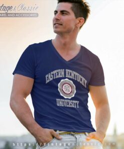 Eastern Kentucky University V Neck TShirt