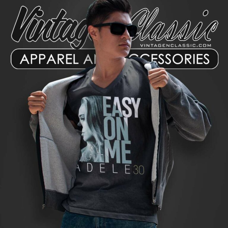 Easy On Me 30 Adele V Neck TShirt Easy On Me 30 Adele V Neck TShirt