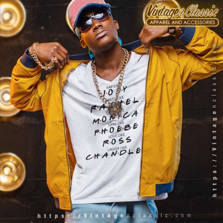 Eat Like Joey Dress Like Rachel V Neck TShirt Eat Like Joey Dress Like Rachel V Neck TShirt