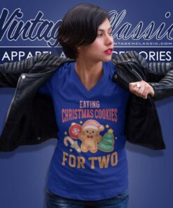 Eating Christmas Cookies For Two V Neck TShirt