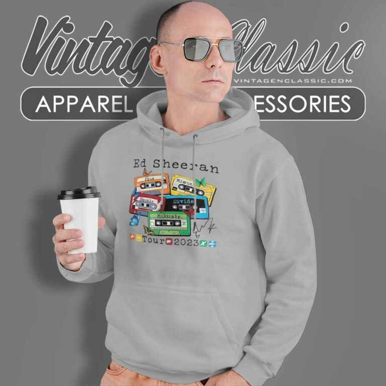 Ed Sheeran Cassette Mathematics America Tour Hoodie Ed Sheeran Cassette Mathematics America Tour Hoodie