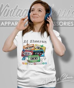 Ed Sheeran Cassette Mathematics America Tour Shirt 4 Ed Sheeran Cassette Mathematics America Tour Women TShirt