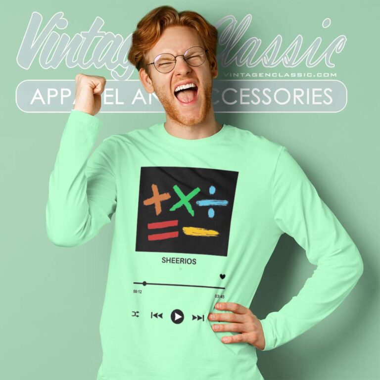 Ed Sheeran Concert 2023 Sheerios Albums Gift Long Sleeve Tee Ed Sheeran Concert 2023 Sheerios Albums Gift Long Sleeve Tee
